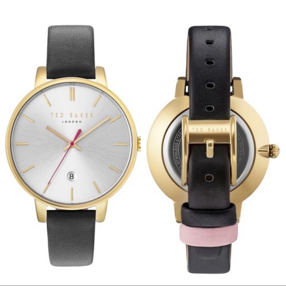 Ted Baker London Women's 2 in 1 Leather Strap Watch. - Picture 3 of 8